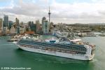 ID 3241 DIAMOND PRINCESS (2004/115875grt/IMO 9228198) outbound from Auckland, New Zealand, bound for Tauranga.